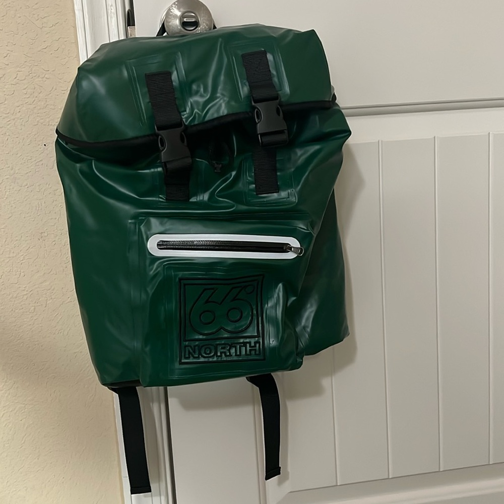 66 North Green Waterproof backpack